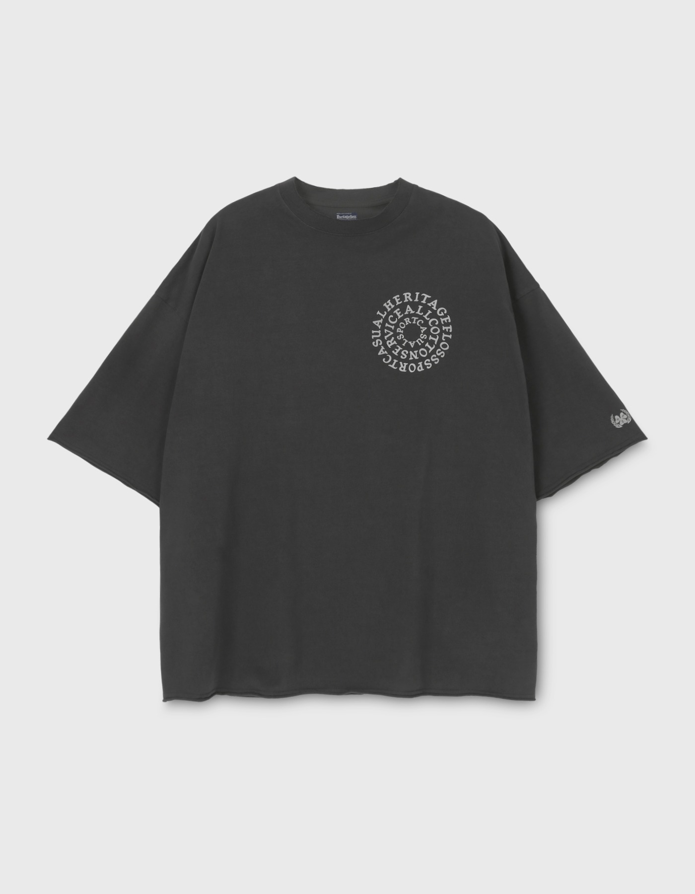 REFLECTIVE 15S GYM T-SHIRT / Charcoal