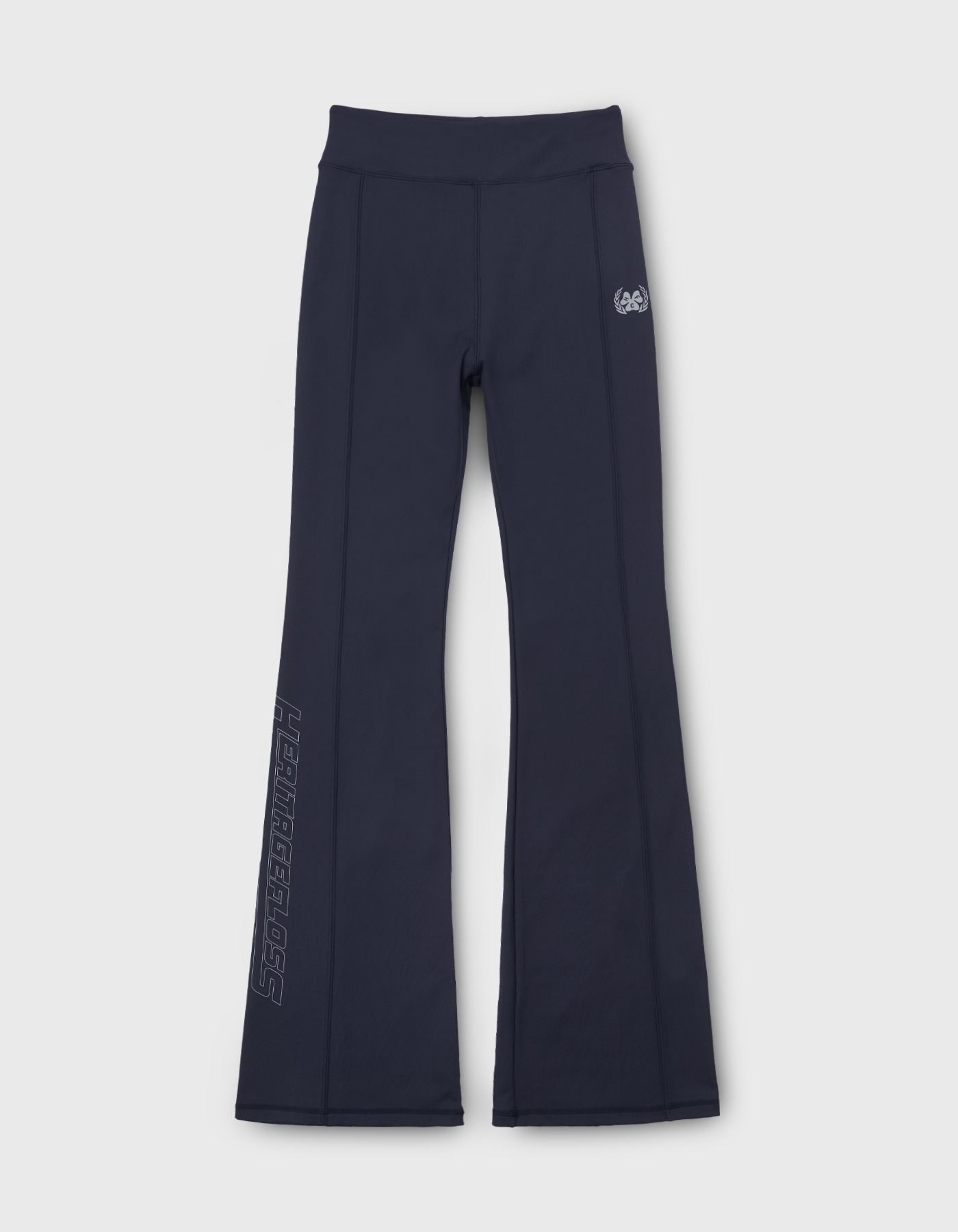 HIGH-RISE FLARED PANTS / Navy