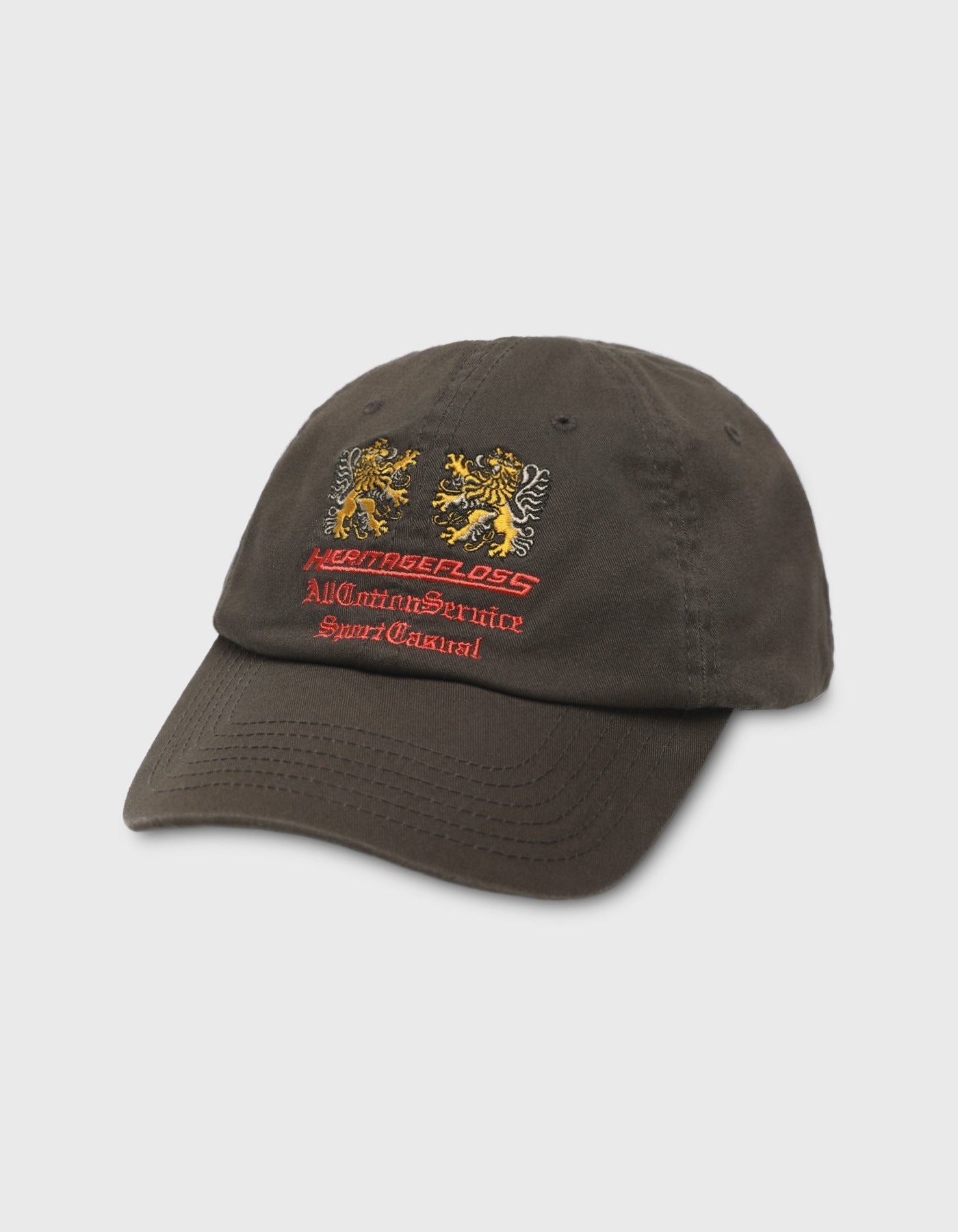 LIONS TWILL WASHED CAP / Brown